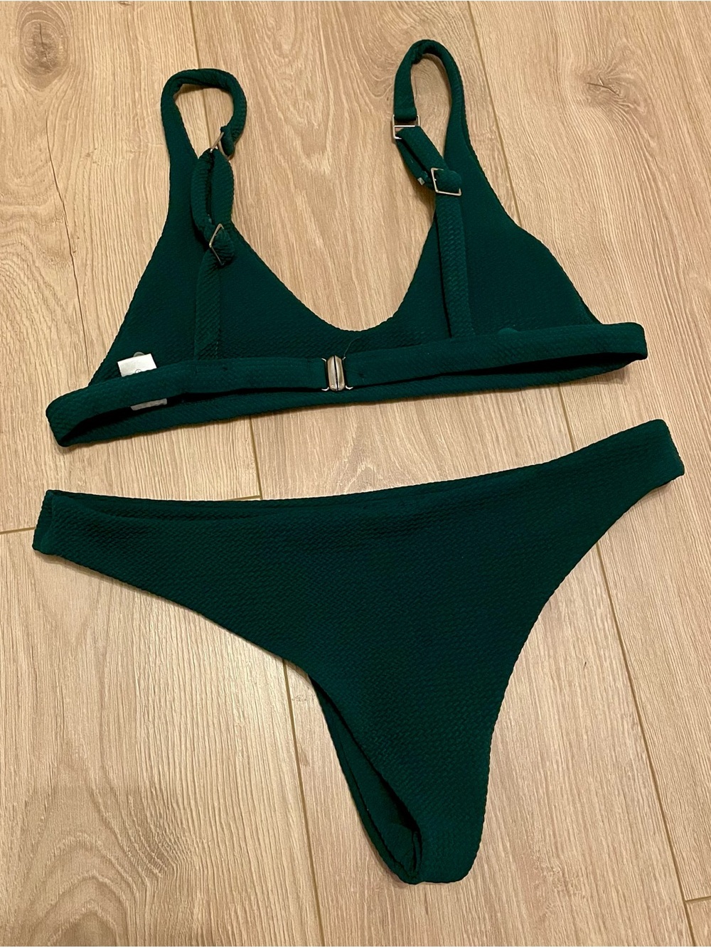 5 Bikini Set Bundle — Green, Floral, Orange Accents - Picture 9 of 9
